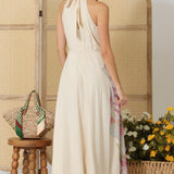 The Summer Party Halter Dress