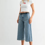 The Side-seam Wide Capri