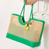 LEMON/UMBRELLA BEADED BAG CHARM