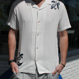 The Island Time Mens Button Down Top