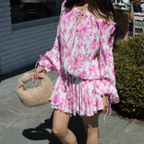 The Flirty Floral Off the Shoulder Dress