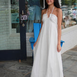 The Keyhole Whispy Maxi Dress