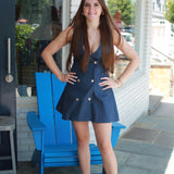 The Claire Halter Mini Dress