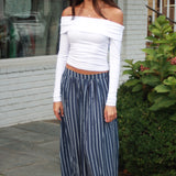 The Perfect Pinstripe Pant