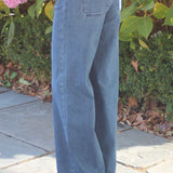 The Patch Pocket Wide Leg Jean