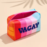 "VACAY" Zip Bag- Large Pouch