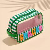 "SNACKS" ZIP POUCH