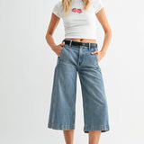 The Side-seam Wide Capri