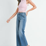 The Slim Palazzo w/ Scissor Cut Jean