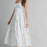 The Fluttery Floral Midi