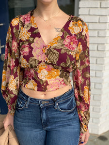 Meadow Muse Foral Crop Top